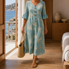 Women's Eleanor-Elise Floral Midi Dress product image | Invictora.com