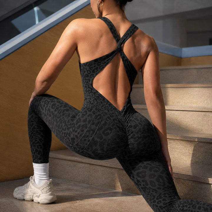 Women's Elettra Cross Back Jumpsuit | Invictora.com
