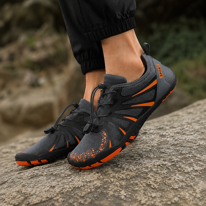 Women's Capri Barefoot Water Shoes in Dark Gray | Invictora.com