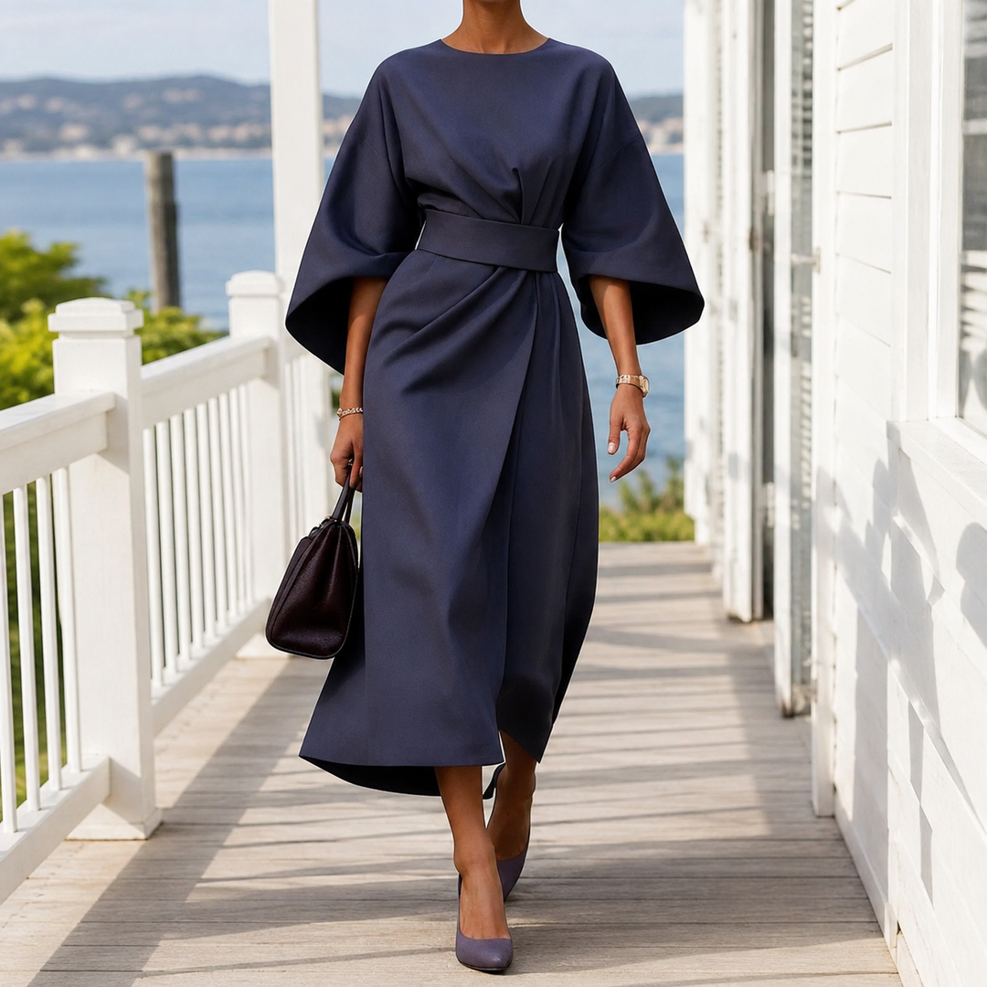 Women's Astrid-Hope Belted Midi Dress product image | Invictora.com