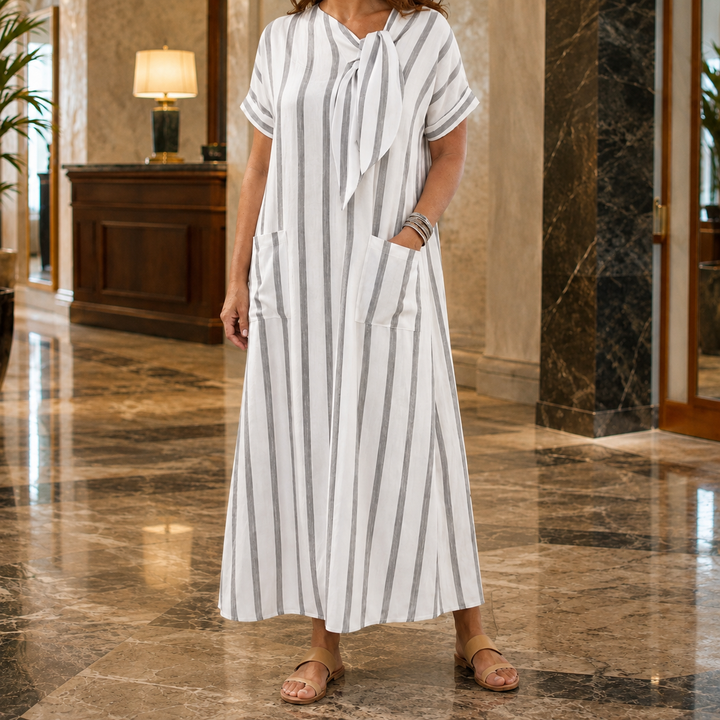Women's Tallulah Striped Maxi Dress | Invictora.com