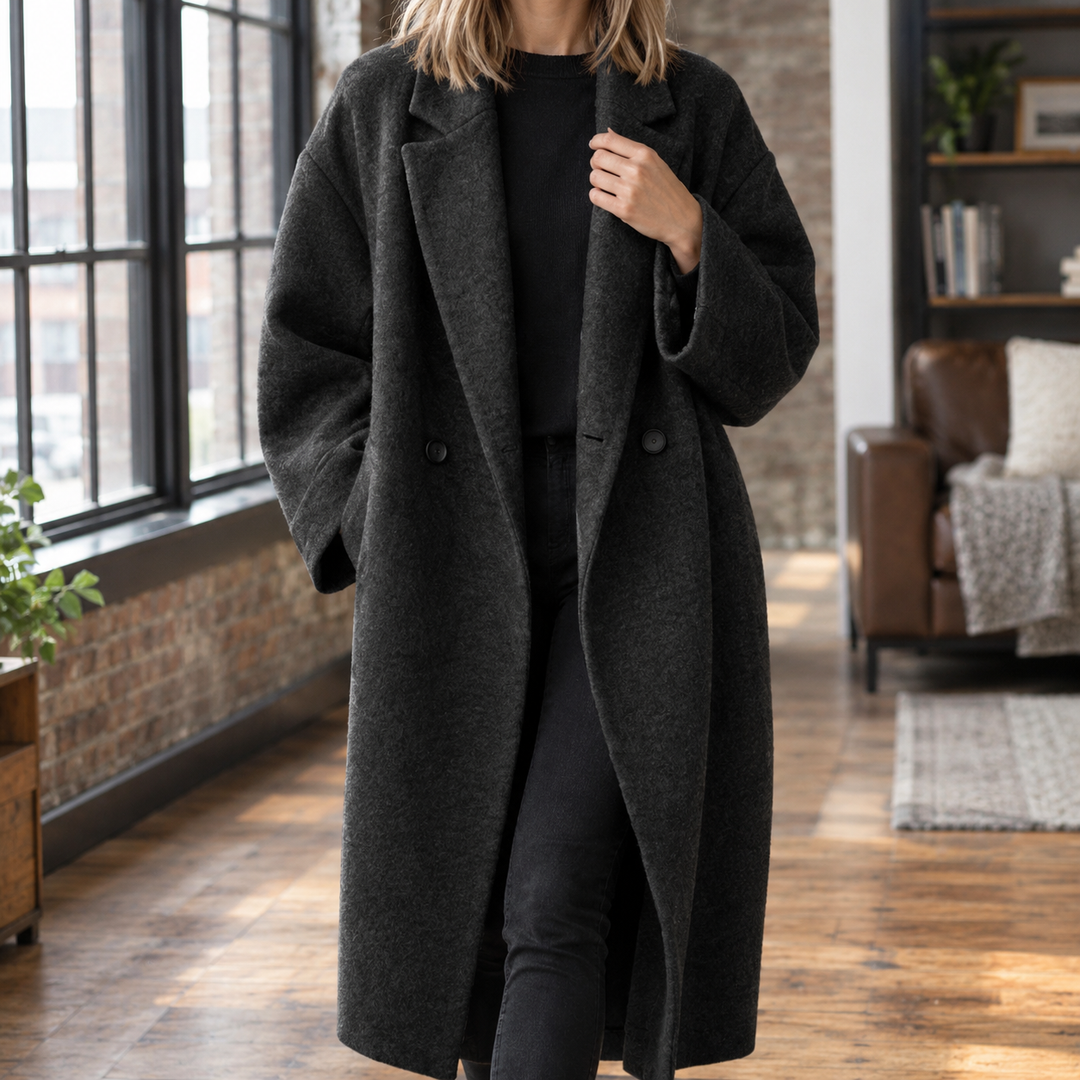 Women's Serena-Faye Wool Blend Coat | Invictora.com