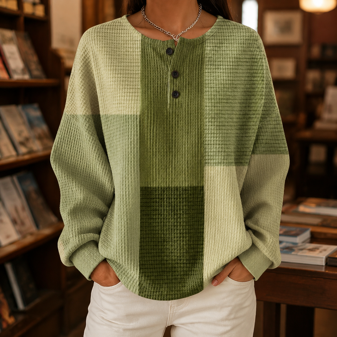 Women's Adeline-Elise Color Block Sweater | Invictora.com