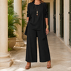 Women's Sofia-Pearl Draped Set | Invictora.com