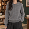 Women's Scarlett Polo Sweater | Invictora.com