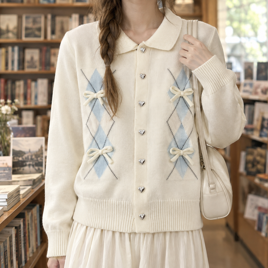 Women's Hazel-Rae Bow Cardigan | Invictora.com