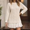 Women's Leah-Eve Cable Knit Sweater | Invictora.com