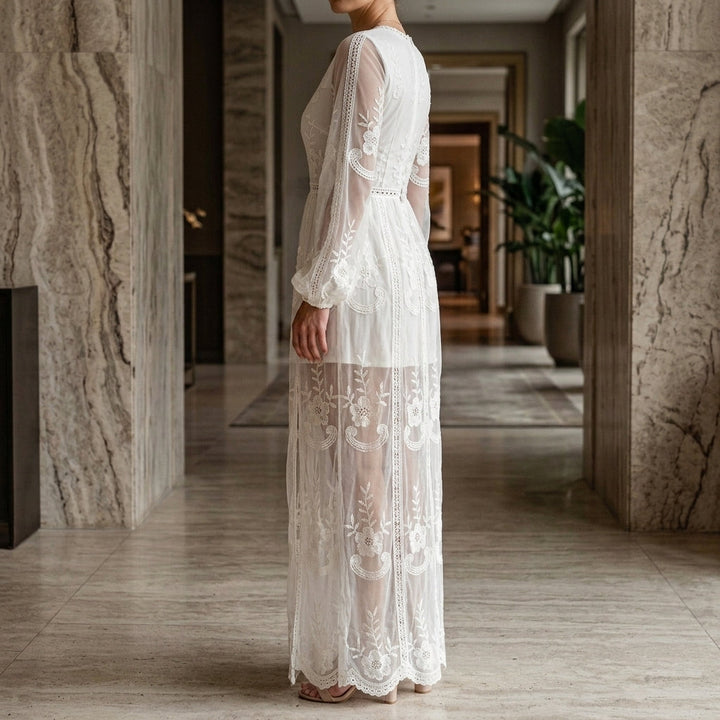 Women's Willa Lace Maxi Dress product image | Invictora.com