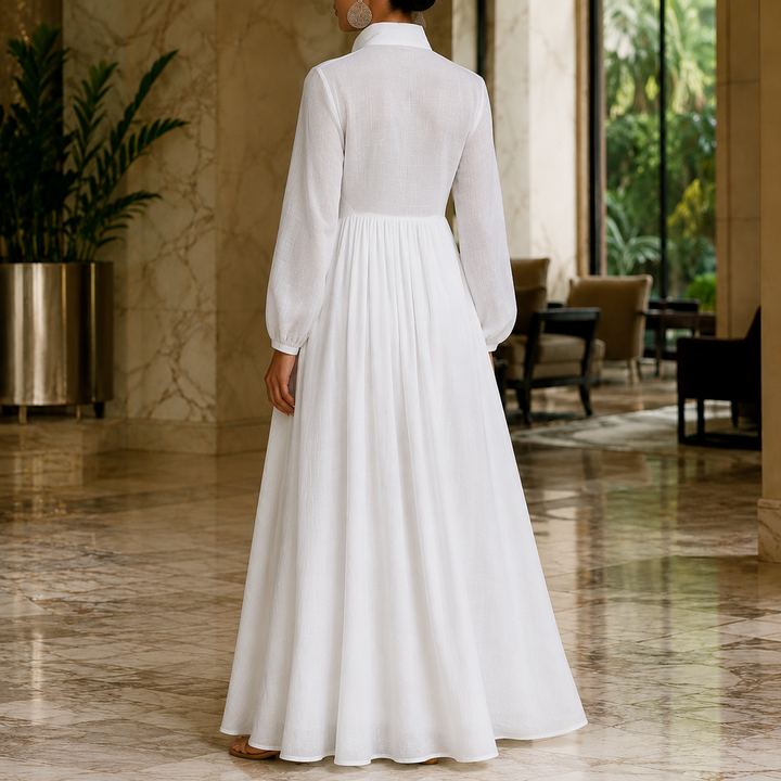Women's Evangeline Button-Front Maxi Dress product image | Invictora.com