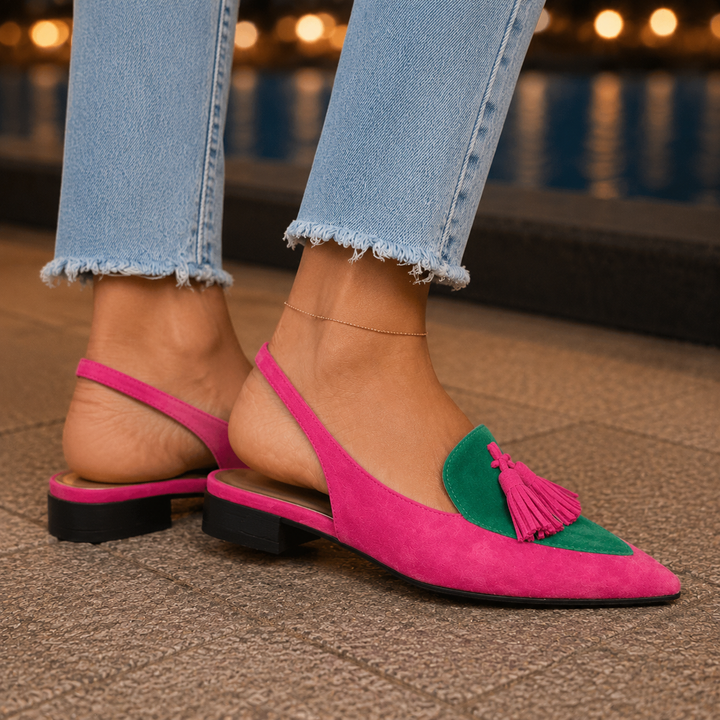 Women's Caruso Tassel Slingbacks product image | Invictora.com