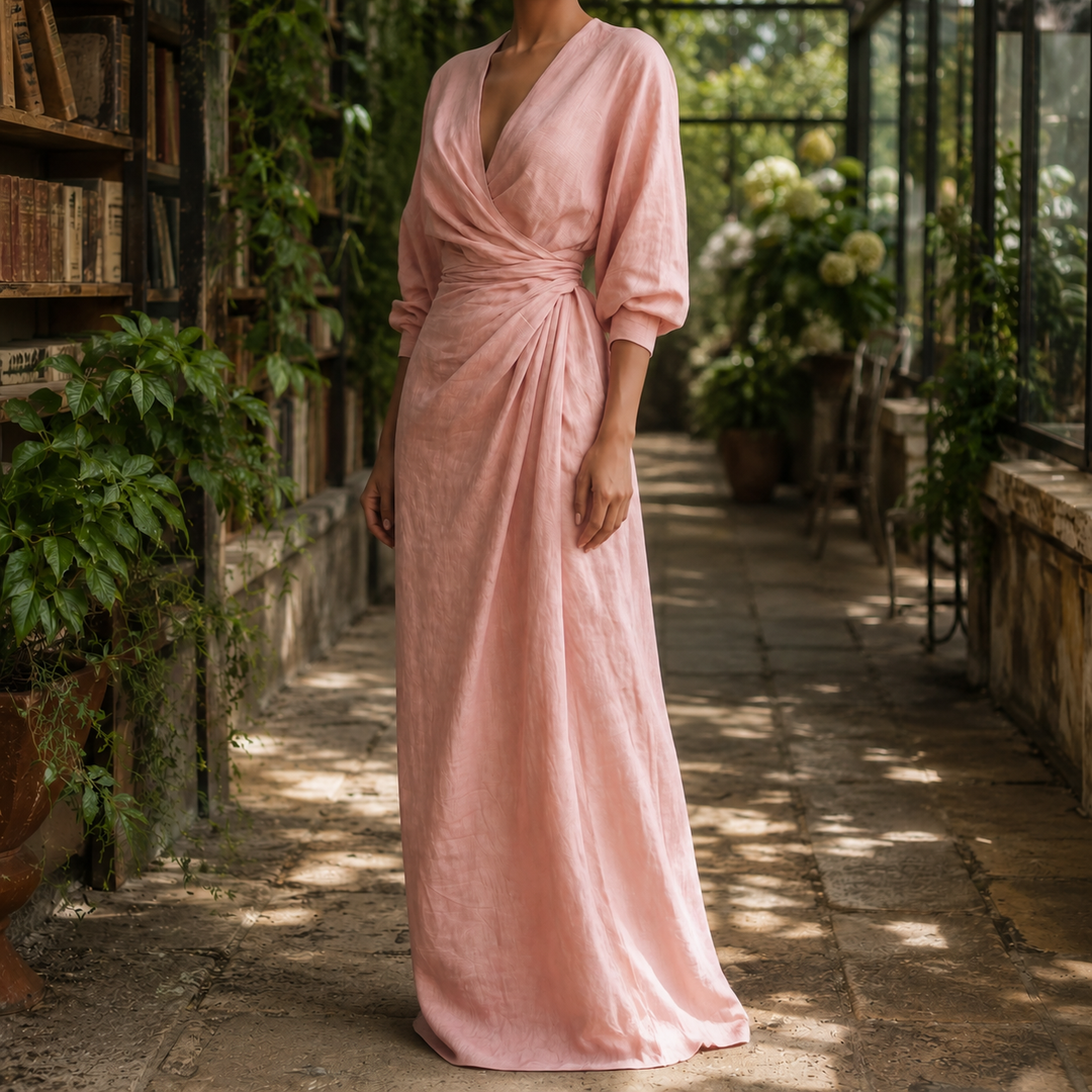 Women's Valentina-Louise Wrap Maxi Dress product image | Invictora.com