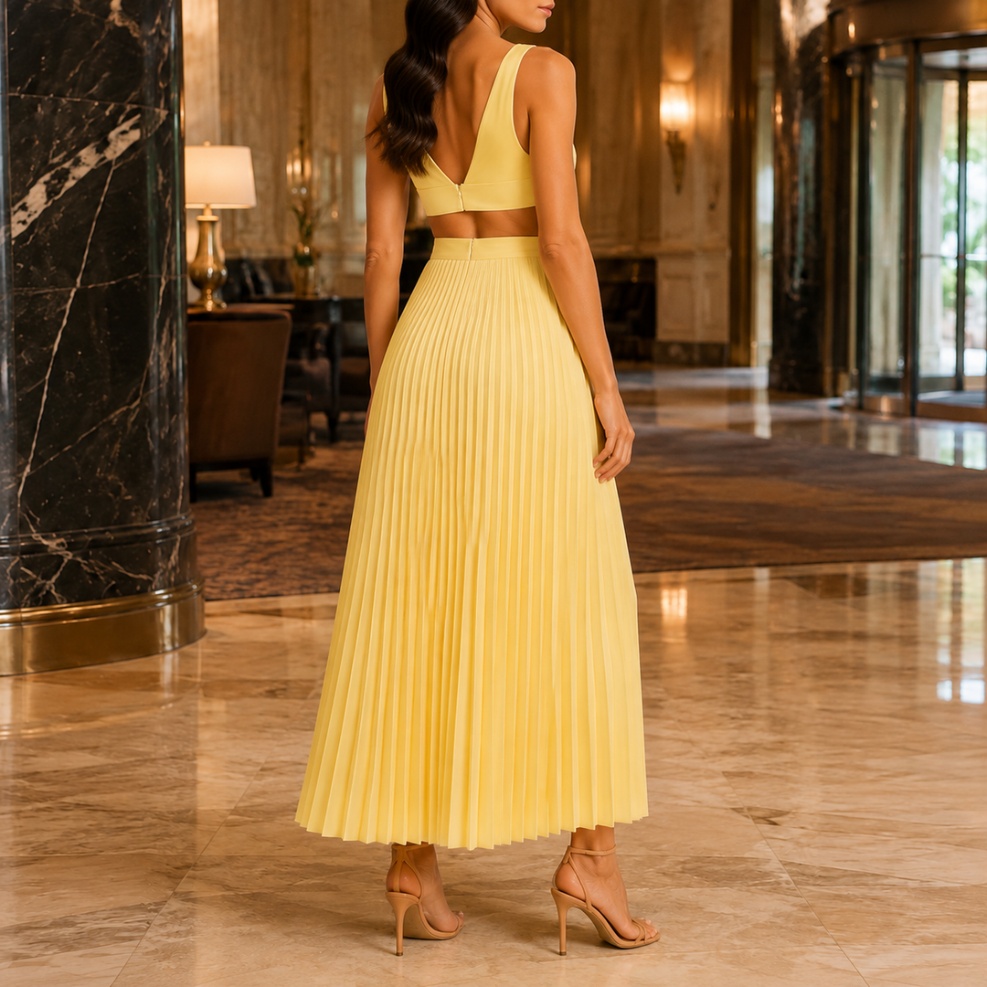 Women's Clara-Jane Pleated Maxi Dress product image | Invictora.com