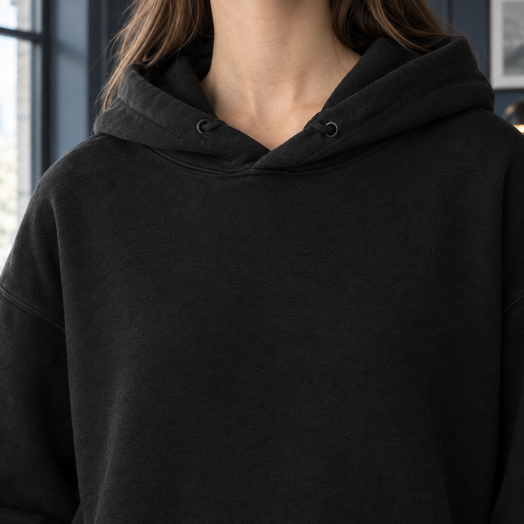 Women's Cora Relaxed Hoodie in Black | Invictora.com