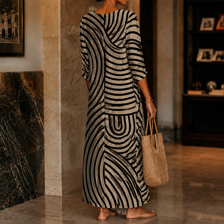 Women's Stella-Rose Abstract Midi Dress product image | Invictora.com