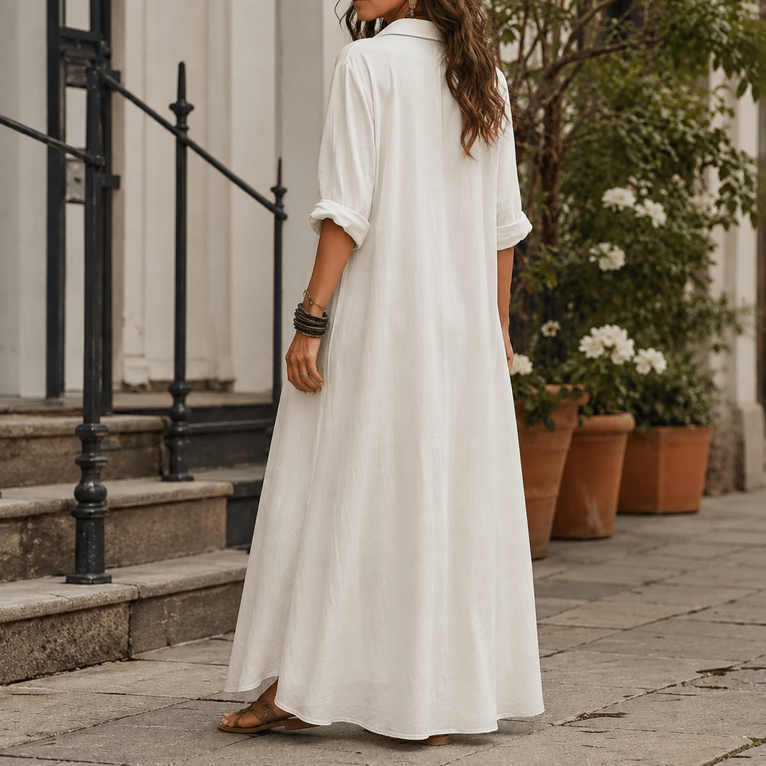 Women's Marcella Maxi Shirt Dress product image | Invictora.com