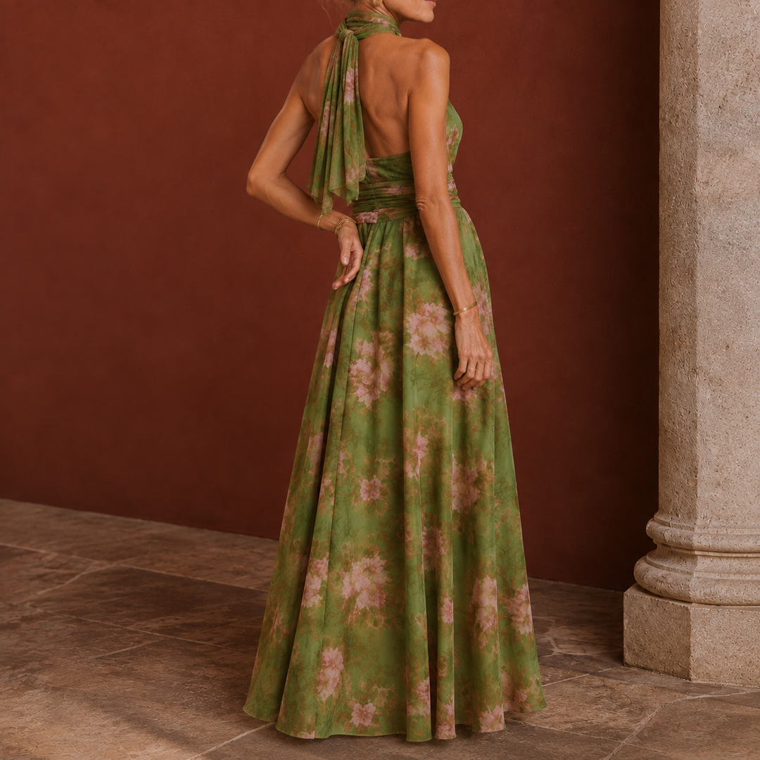 Women's Celine Halter Maxi Dress product image | Invictora.com