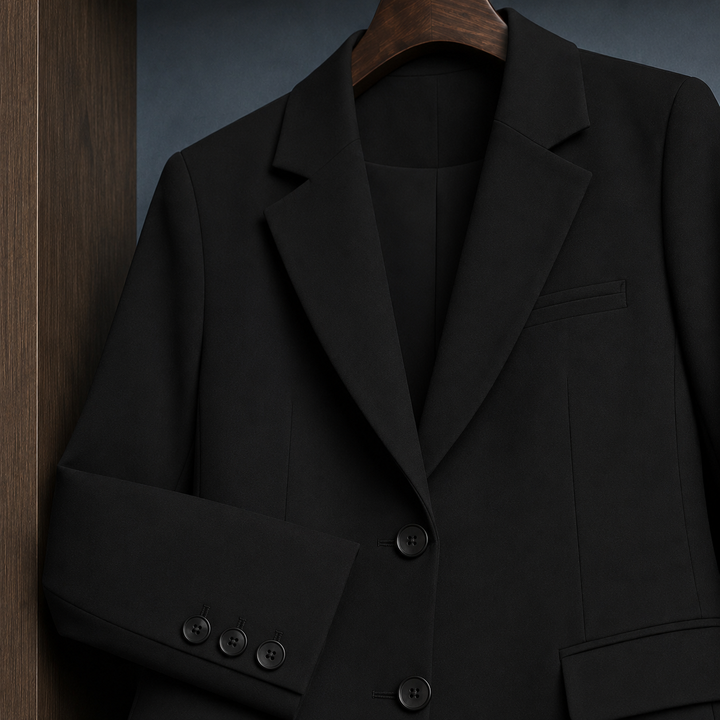 Women's Cecily Tailored Blazer in Black | Invictora.com