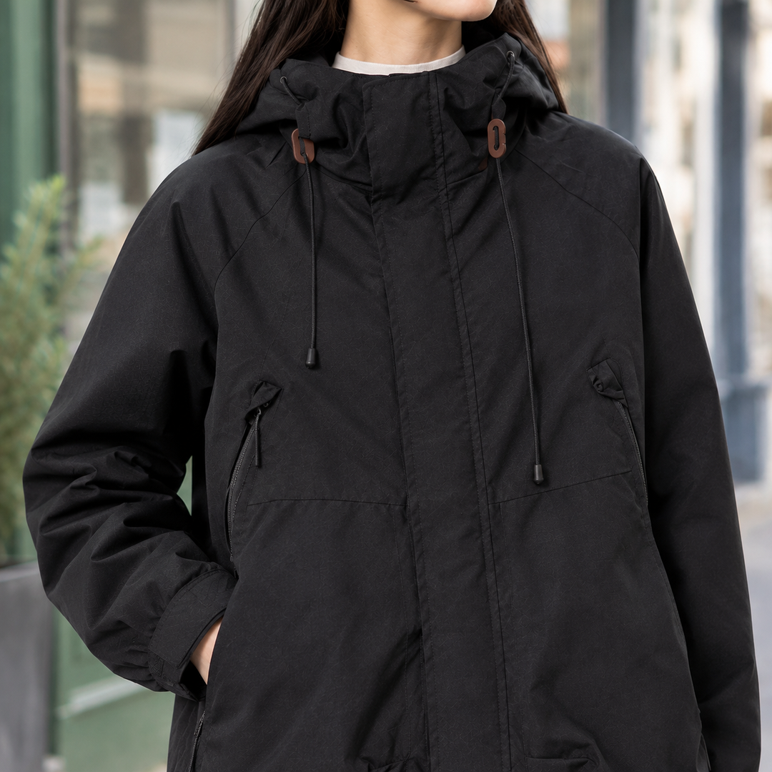 Women's Chantal Utility Jacket in Black | Invictora.com