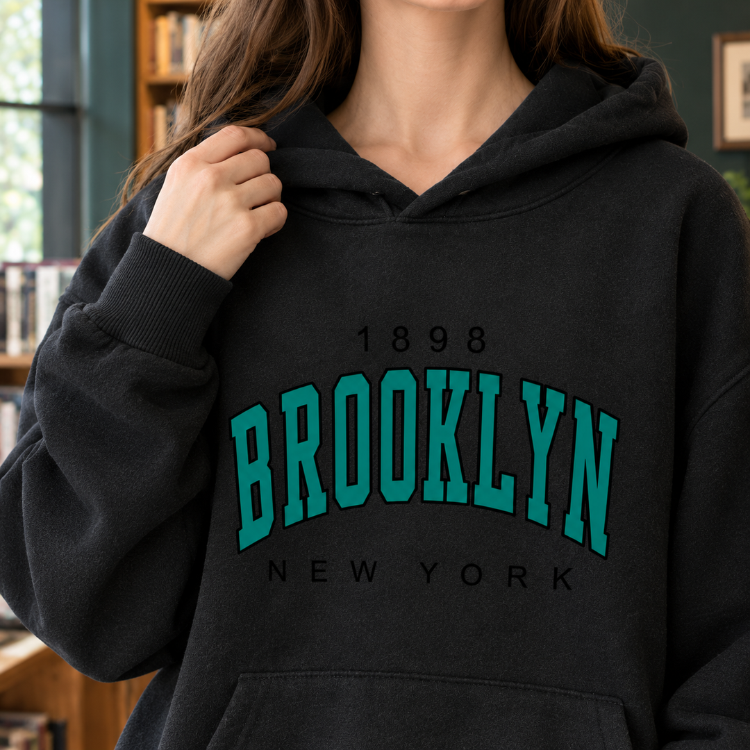 Women's Rhea-Claire Graphic Hoodie in Black | Invictora.com