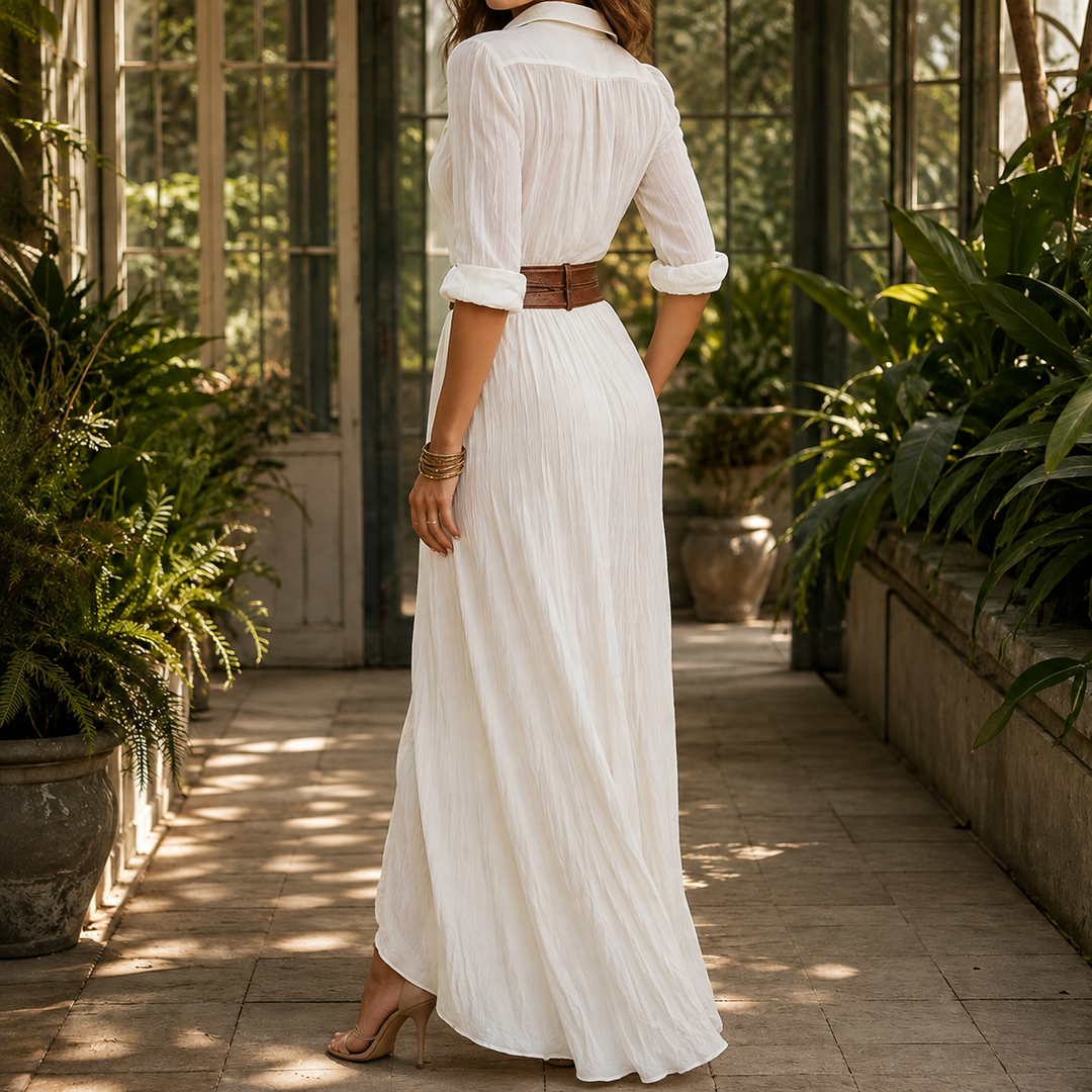 Women's Jacinta Ruched Maxi Dress product image | Invictora.com