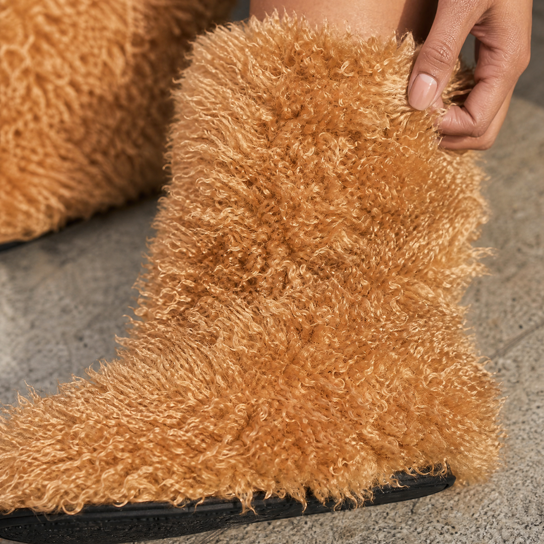 Women's Melfi-Siena Shaggy Boots product image | Invictora.com