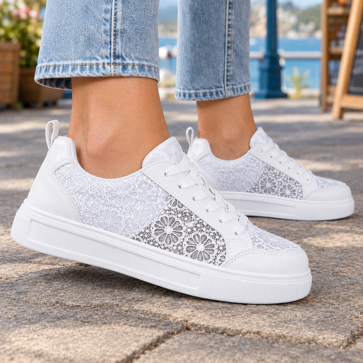 Women's Ricciardi Floral Sneakers product image | Invictora.com