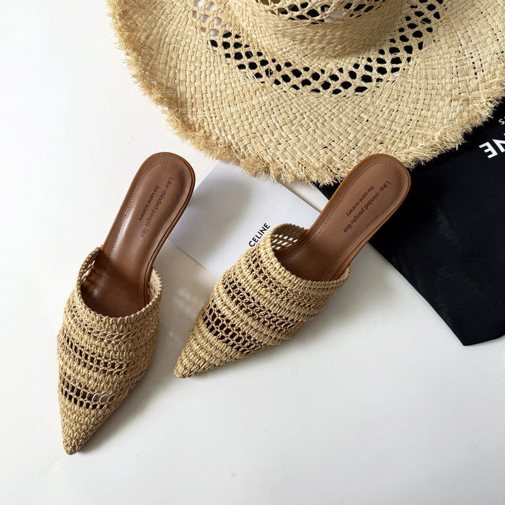 Women's Falcone Woven Mules product image | Invictora.com