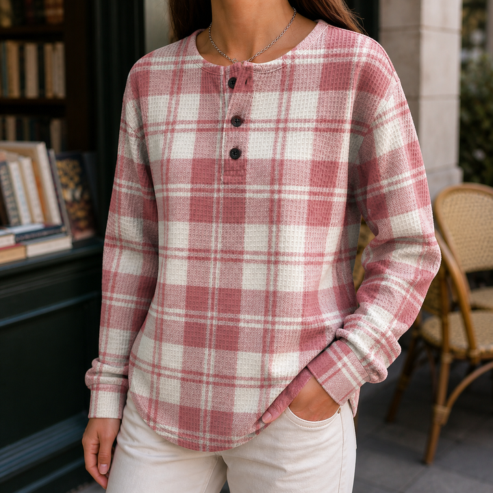 Women's Esme-Jade Check Sweater in Multicolor | Invictora.com