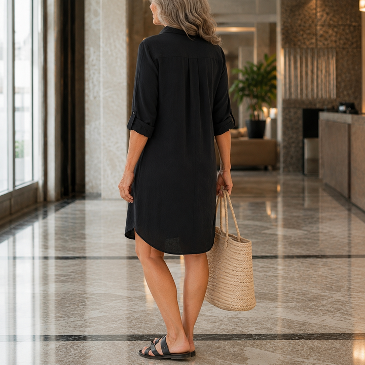 Women's Gabriella Buttoned Shirt Dress product image | Invictora.com