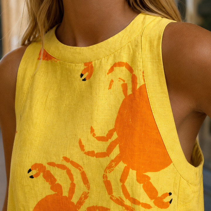 Women's Camille-Marie Marine Print Dress product image | Invictora.com