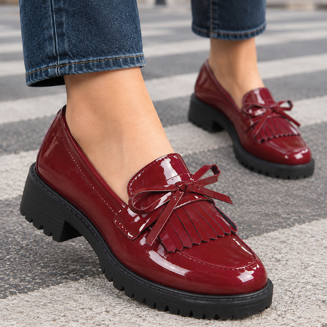 Women's Gonzaga Patent Loafers product image | Invictora.com