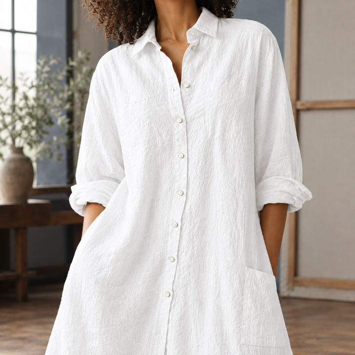 Women's Berenice-Mae Wide Leg Jumpsuit in White | Invictora.com