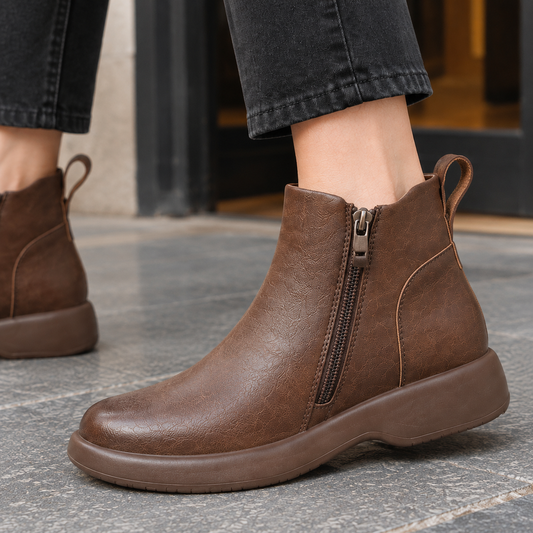 Mazzanti Women's Leather Ankle Boots product image | Invictora.com
