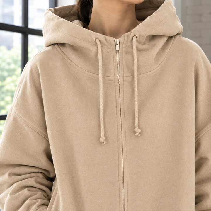 Women's Isabeau-Eve Oversized Hoodie in Khaki | Invictora.com
