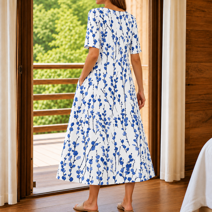 Women's Eva Floral Midi Dress product image | Invictora.com