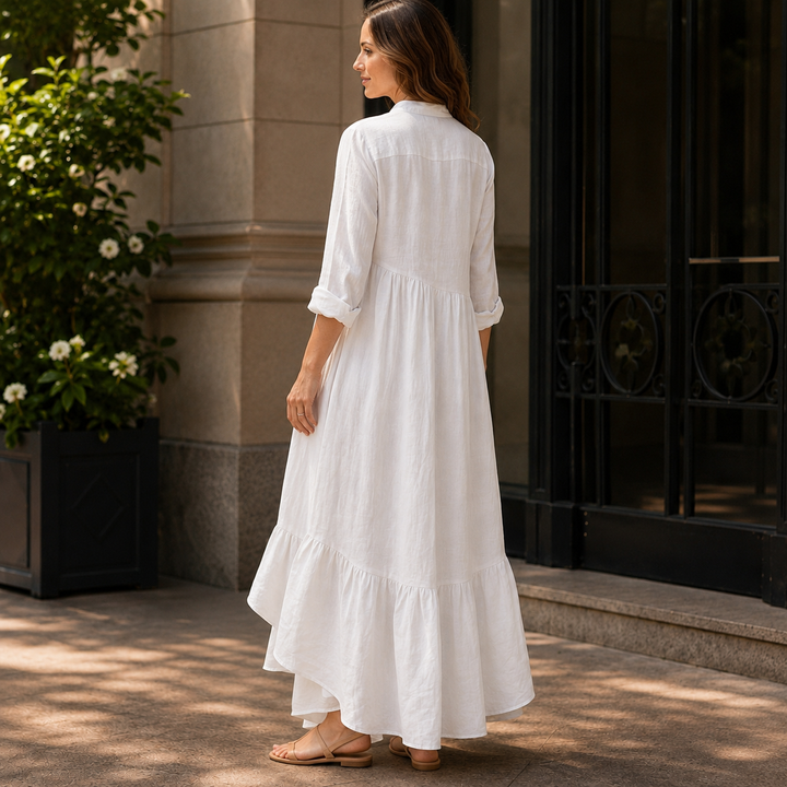 Women's Anais Ruffle Maxi Dress product image | Invictora.com