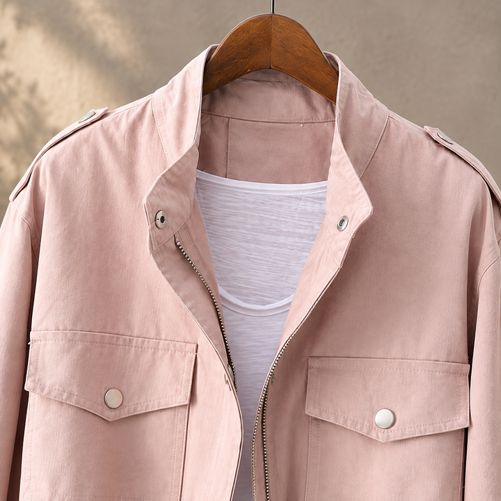 Women's Celandine-June Utility Jacket in Pink | Invictora.com