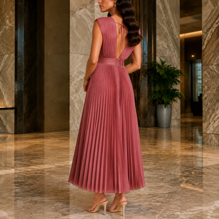Women's Marisol-Skye Pleated Maxi Dress product image | Invictora.com
