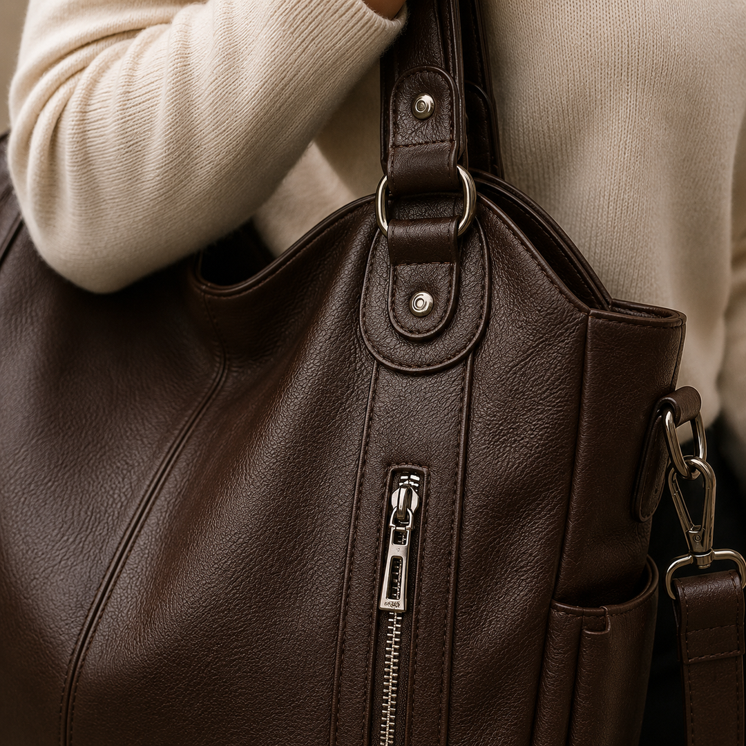 Women's Farina Zip Pocket Tote | Invictora.com