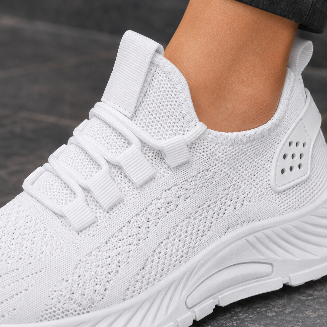 Women's Magenta Knit Sneakers product image | Invictora.com