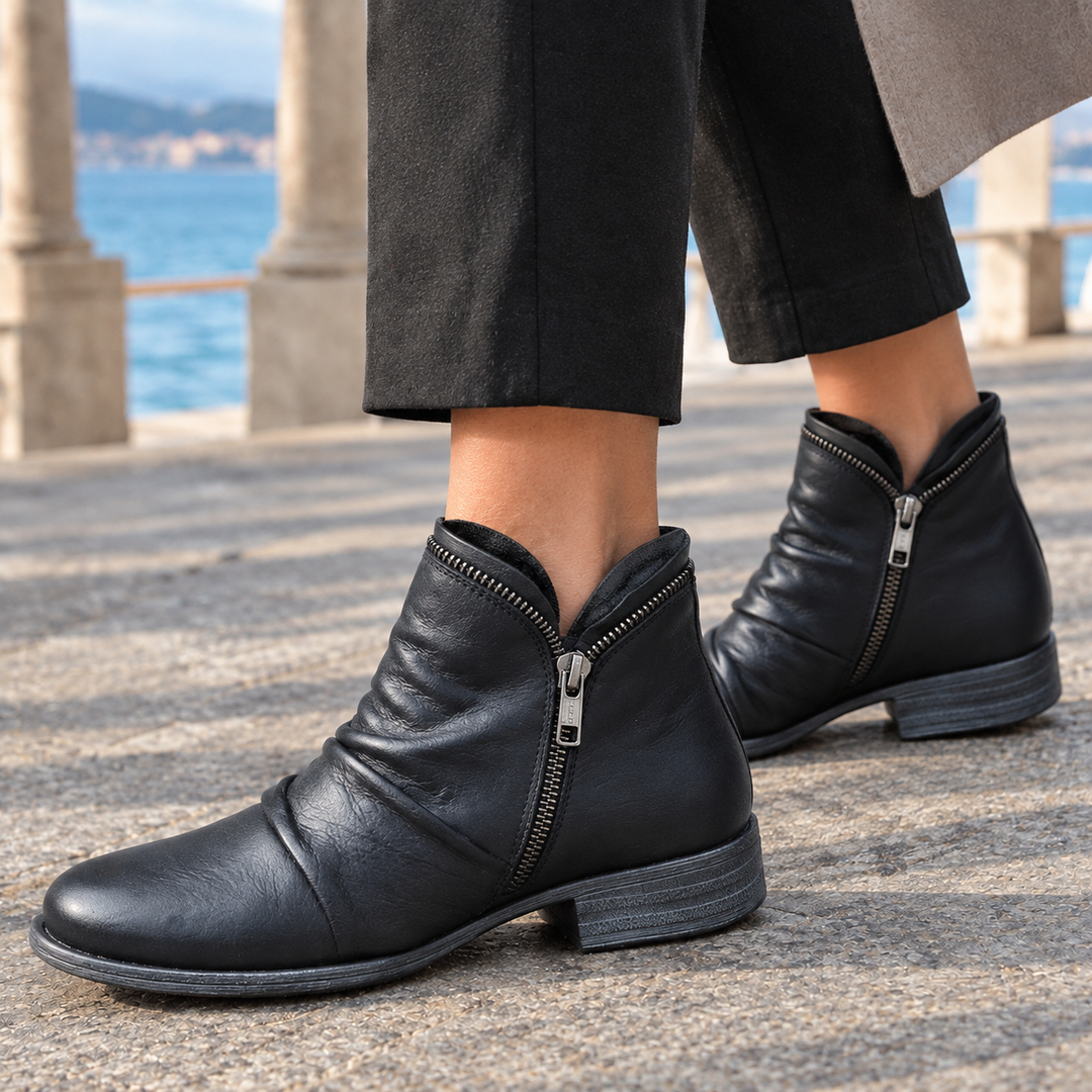 Calvino-Capri Women's Zip Ankle Boots product image | Invictora.com