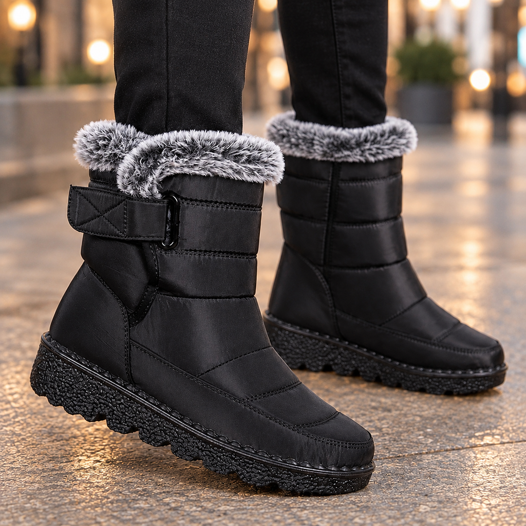 Women's Mantova-Lucca Plush Collar Boots product image | Invictora.com
