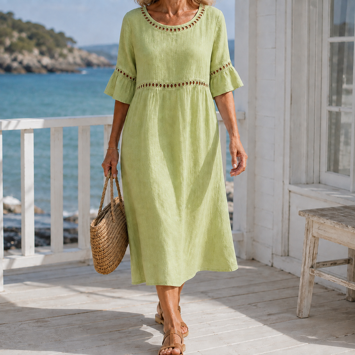 Women's Hallie-Jade Eyelet Midi Dress product image | Invictora.com