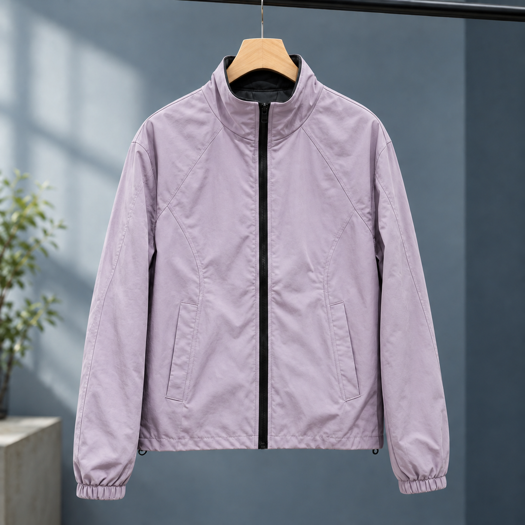 Women's Lavinia-Sage Panelled Jacket in Gray | Invictora.com