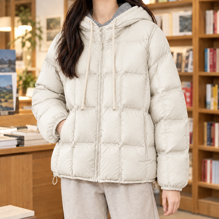 Women's Ines-Mae Quilted Jacket in Classic Black | Invictora.com
