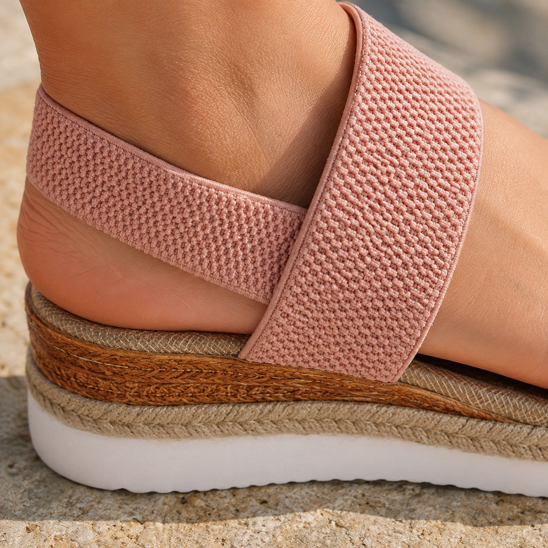 Women's Capri Orthopedic Sandals in Pink | Invictora.com