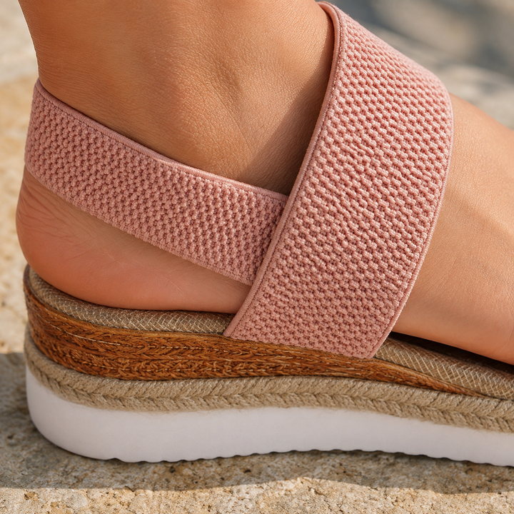 Women's Capri Orthopedic Sandals in Pink | Invictora.com