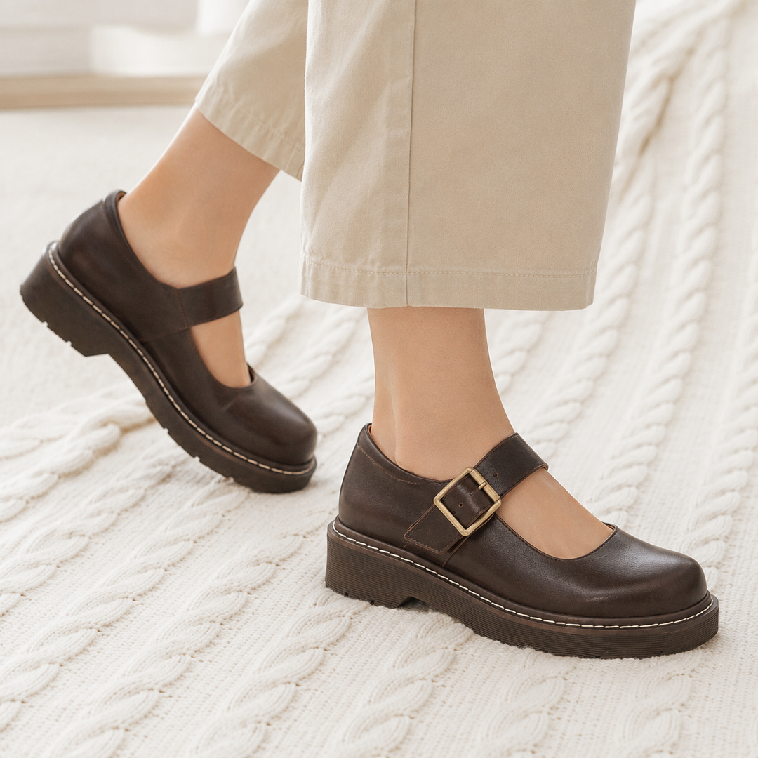 Women's Bertelli Platform Mary Janes product image | Invictora.com