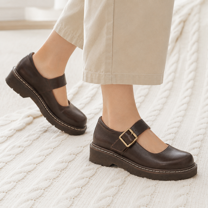 Women's Bertelli Platform Mary Janes product image | Invictora.com