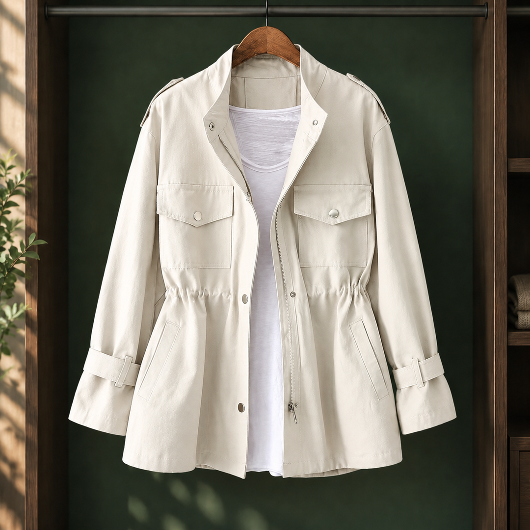 Women's Eleanor-Jane Utility Jacket in Pink | Invictora.com
